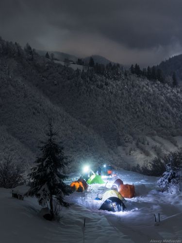 Лагерь над Лопуховом