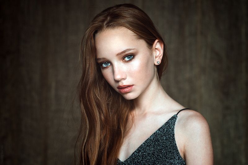 девушка, портрет, милая, cute, girl, portrait, девочка, модель Polina фото превью