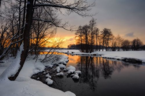 Прозрачный вечер февраля