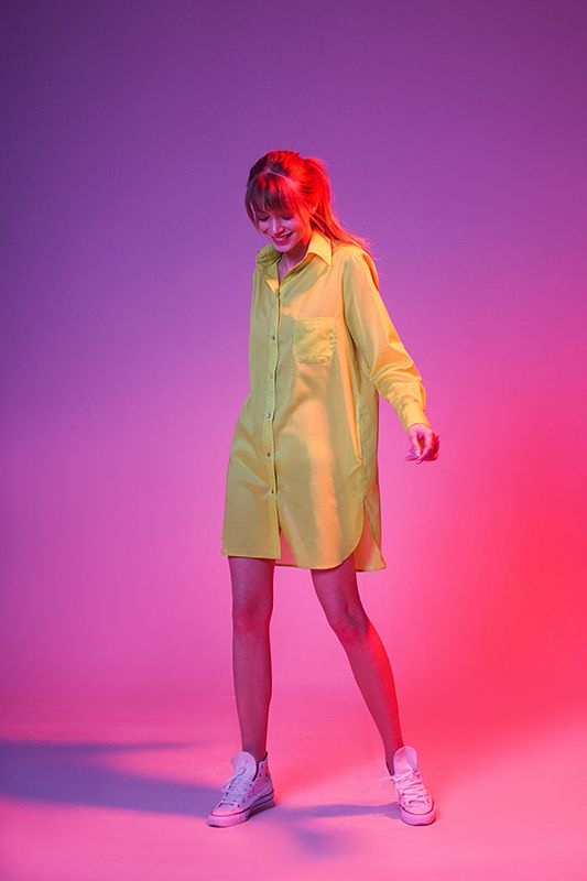 portrait, studio, colors, retouch Colorful фото превью