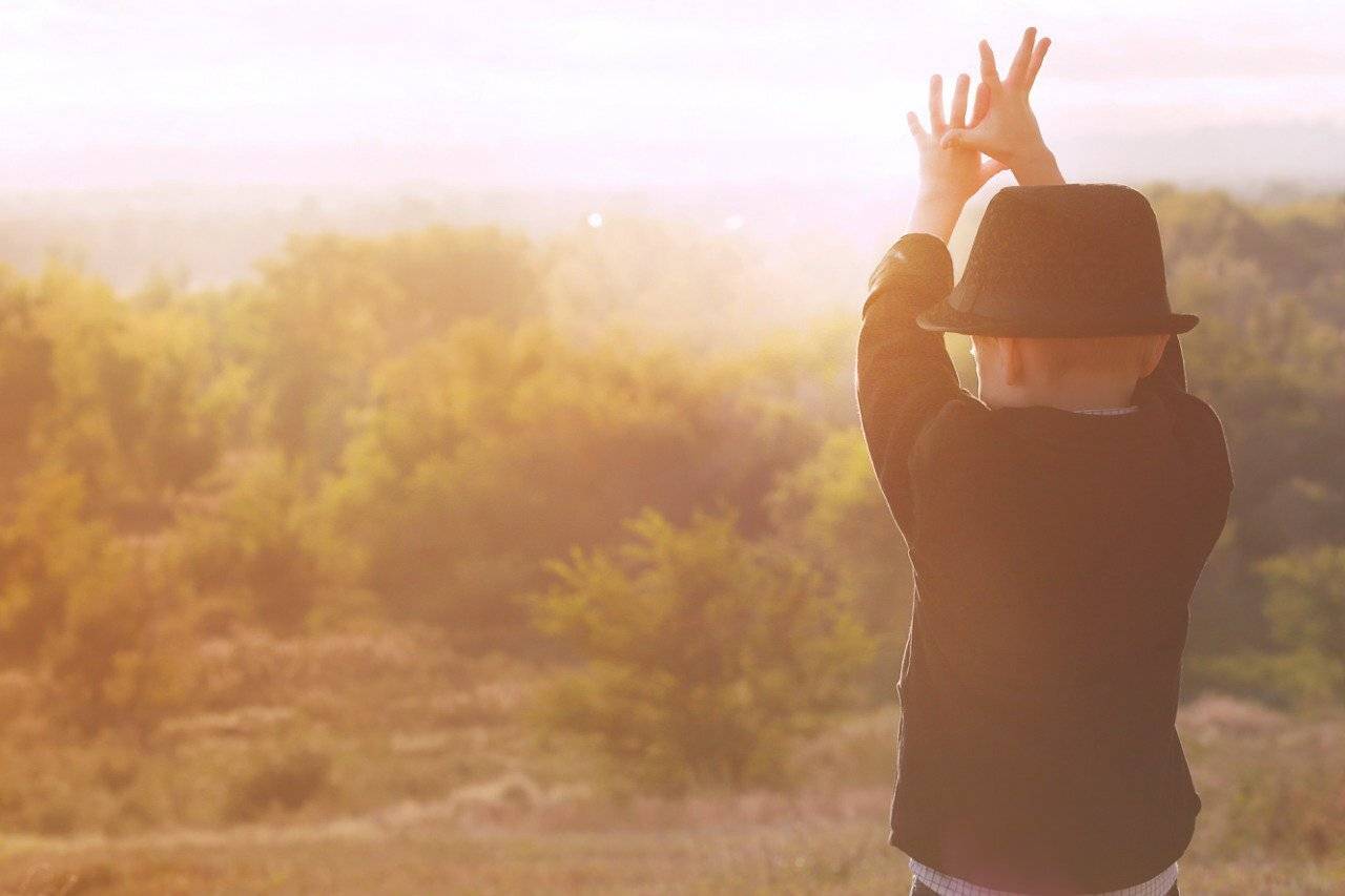 ребенок,закат,солнце, Мария Буданова