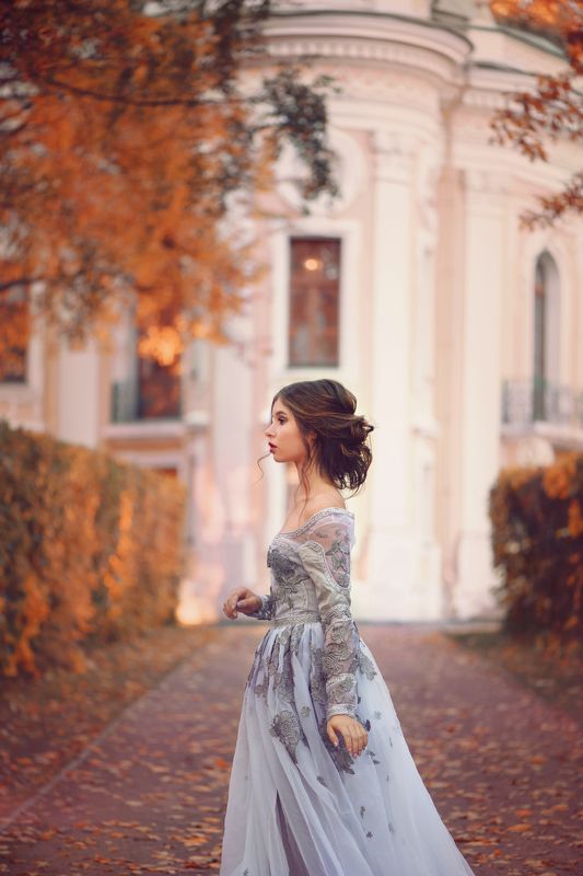 осень, осенняя фотосессия, фотосессия в кусково, усадьба кусково  Даша фото превью