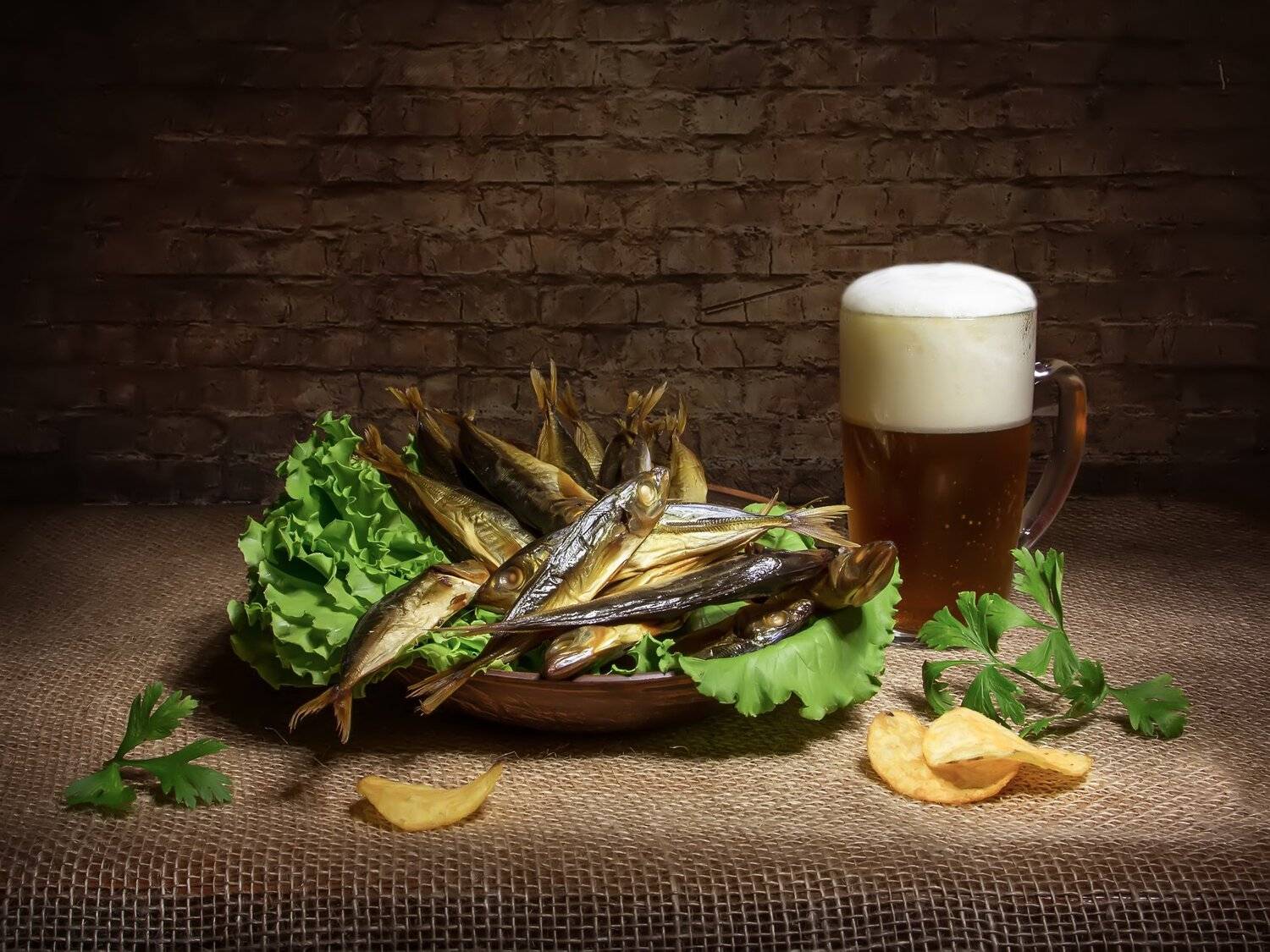 натюрморт, пиво, ставридка, Татьяна Феденкова
