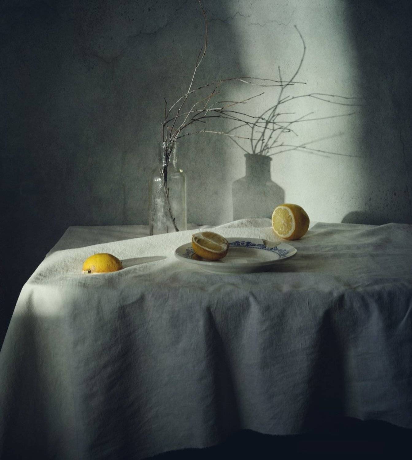 натюрморт,тени,лимон, Наталия К