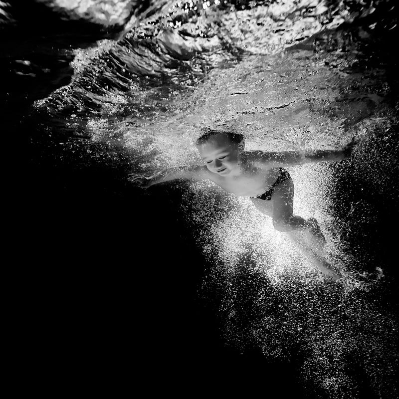 Подводная, съемка, фотосъемка под водой, вода, море, океан Подводный малыш фото превью