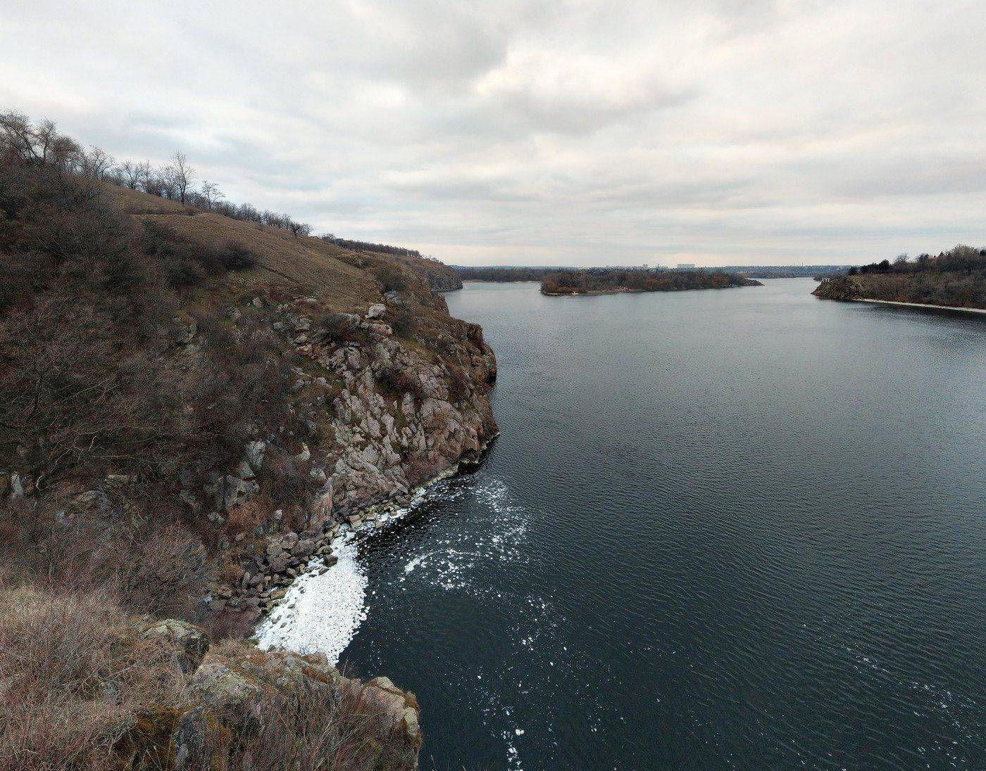 река,днепр,пейзаж,скалы,берег,landscape, Сергей Богачёв