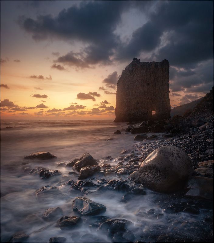 Парус на закате фото превью