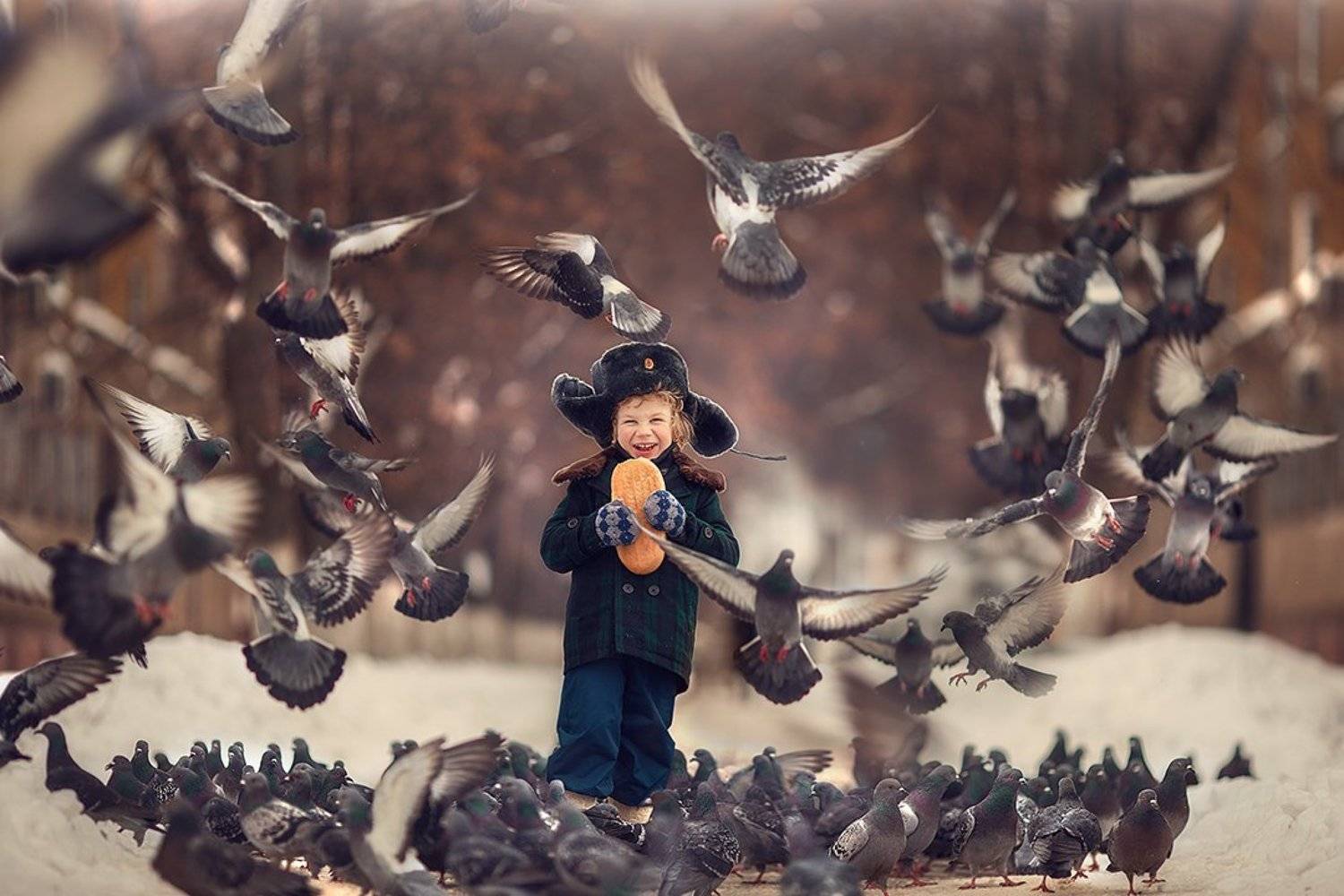 голуби, дети, россия, Анастасия Кучина