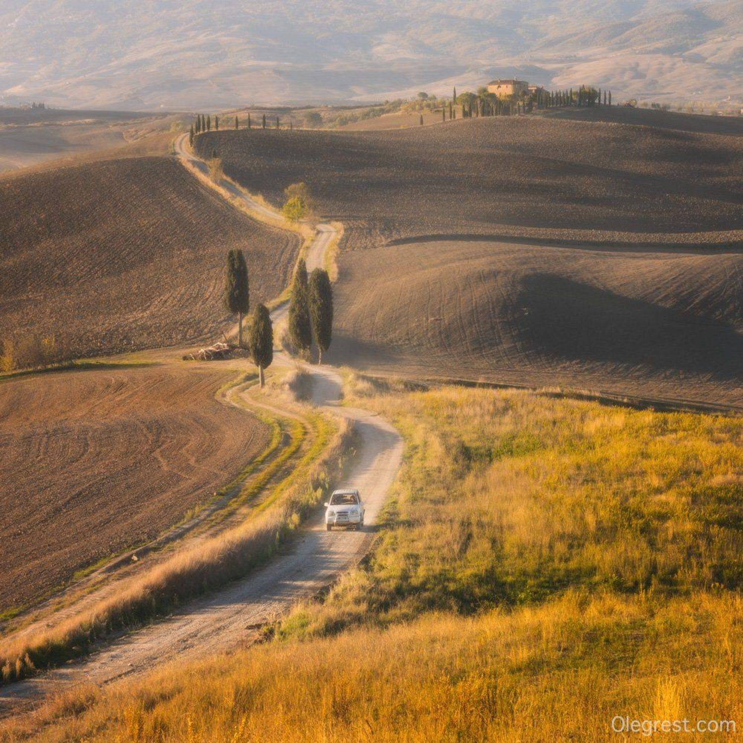 тоскана, италия, авто, машина, вилла, Oleg Rest