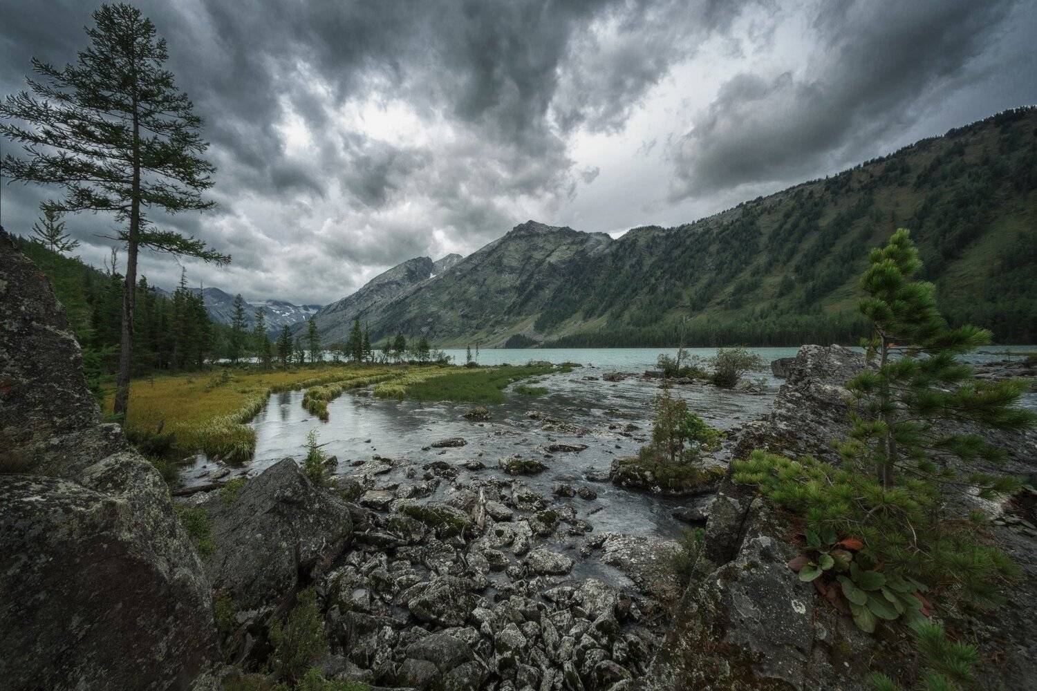 горы, облака, природа, алтай, рассвет, река, путешествие, россия, озеро, Шевченко Николай