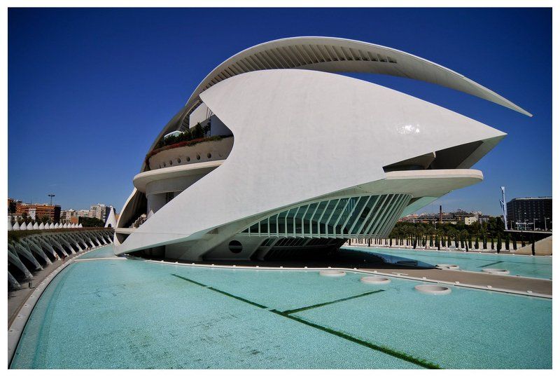 валенсия, испания, город науки и исскуств Футуристическая Валенсия фото превью
