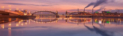 Вечерний Петербург. Мост Петра Великого.