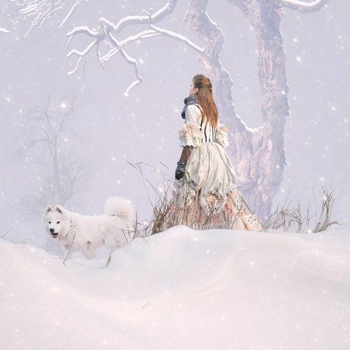 When a dog enjoy the flakes