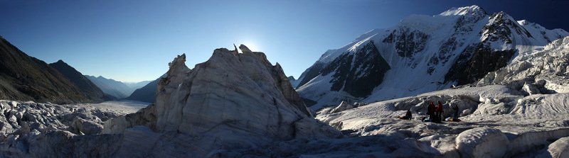 менсу, алтай Утро на ледопаде Менсу фото превью