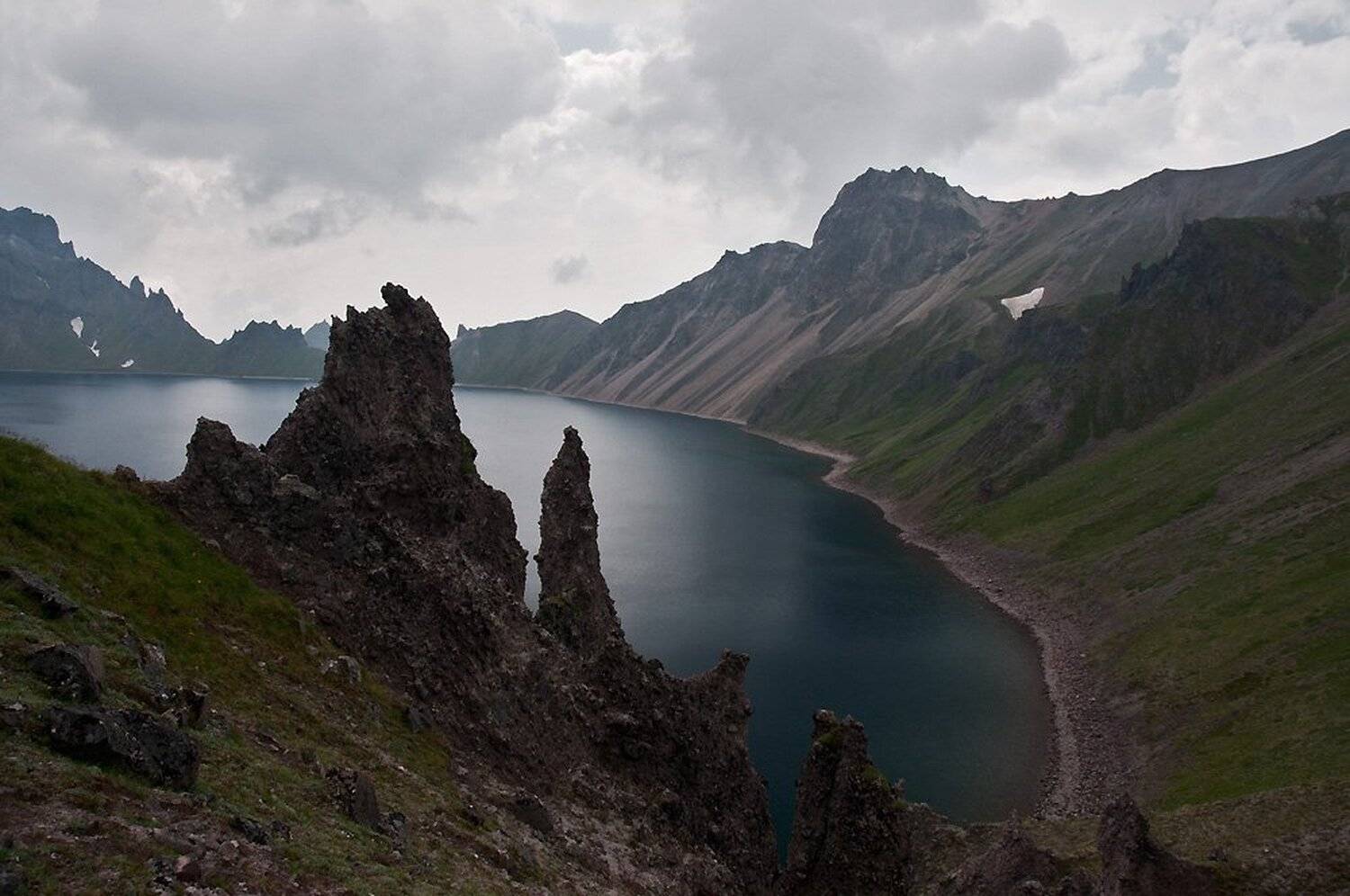 камчатка, вулкан, хангар, кратерное, озеро, Vladimir G.