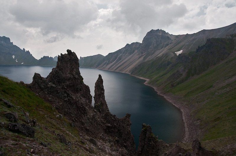 камчатка, вулкан, хангар, кратерное, озеро Кужгумг фото превью