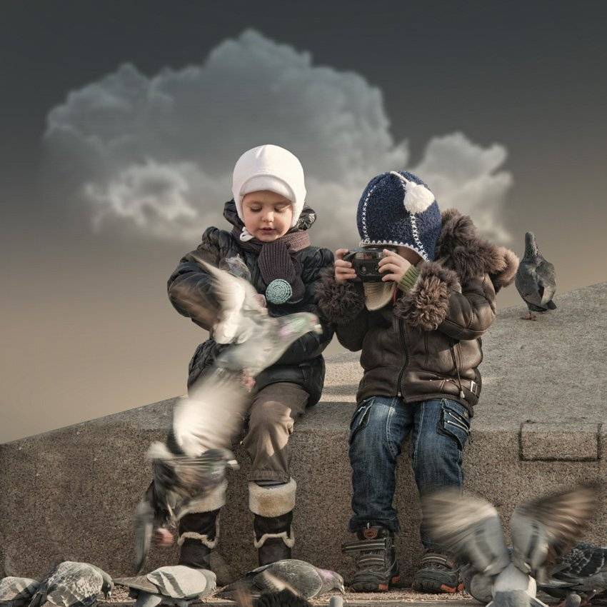 kid, kids, play, photography, dove, light, sun, fly, food, Caras Ionut