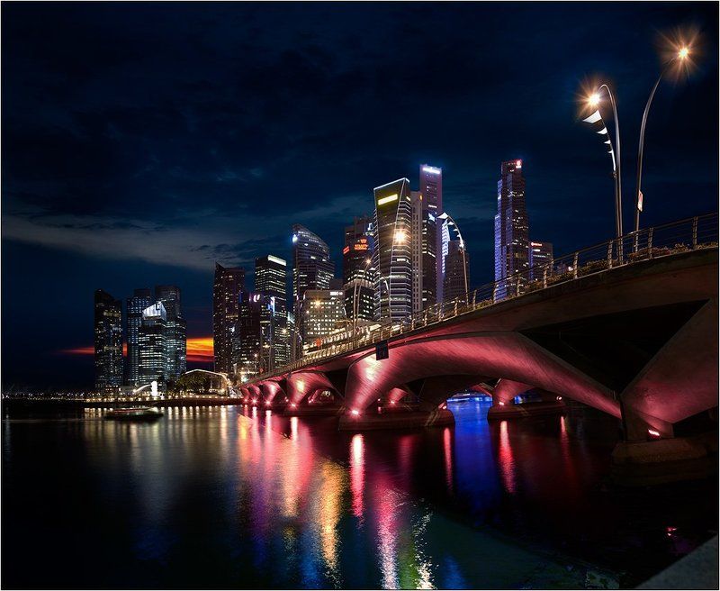 марина, бэй, marina, bay, singapоrу, сингапур Новогодняя ночь в Сингапуре фото превью