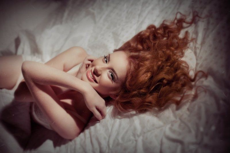 девушка, бьюти, портрет, профессиональное фото, гламур Рыжее настроение фото превью