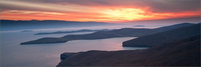 vensk, ольхон, байкал Восход на Ольхоне фото превью