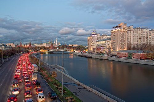 Будничные сумерки Москвы