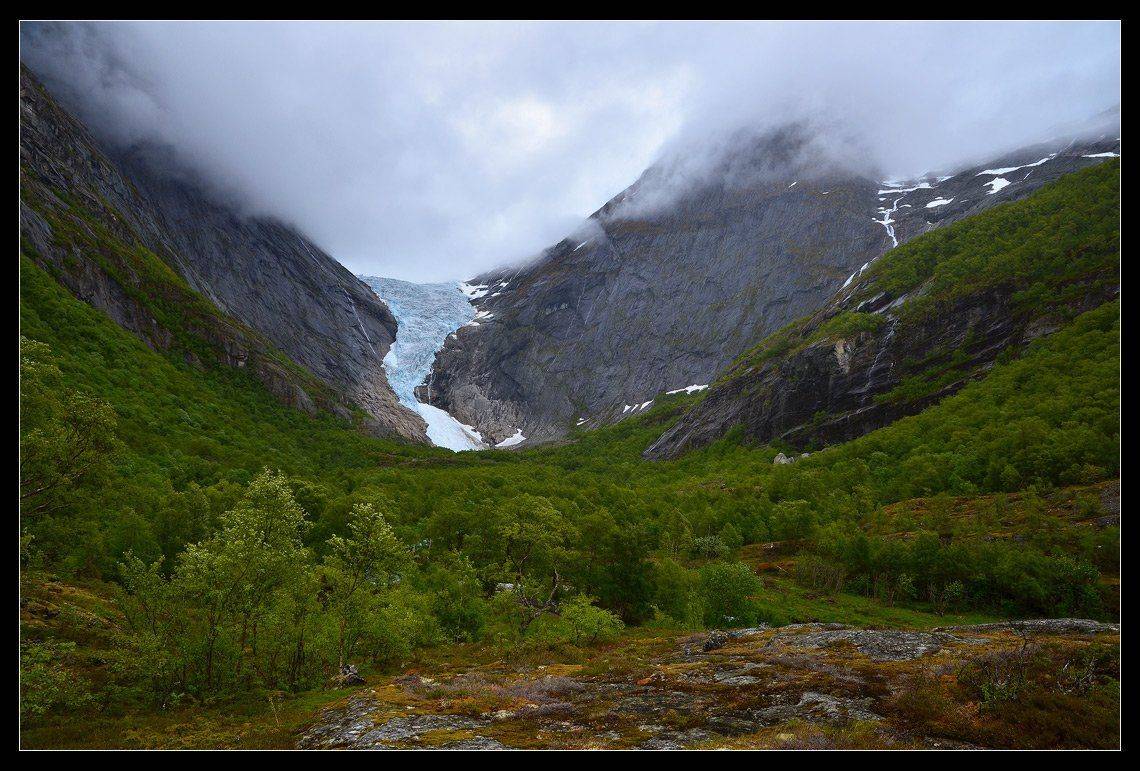 norway, норвегия, национальный парк jostedalsbreen, ледник briksdal, b.o.g.