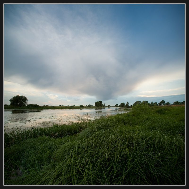 После заката... Тишина...(цветной вариант) фото превью