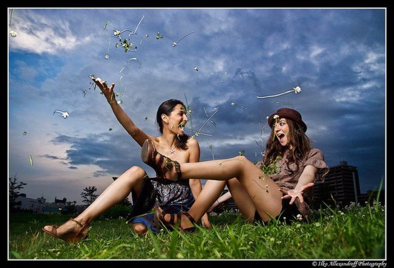 fun, strobist, portrait, blue, sky Time for Fun! фото превью