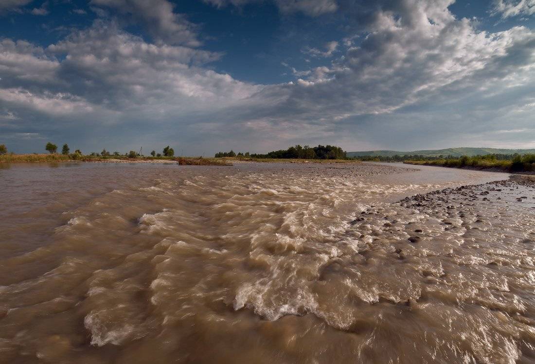 перекат, река, малая, лаба, Николай Мысливцев