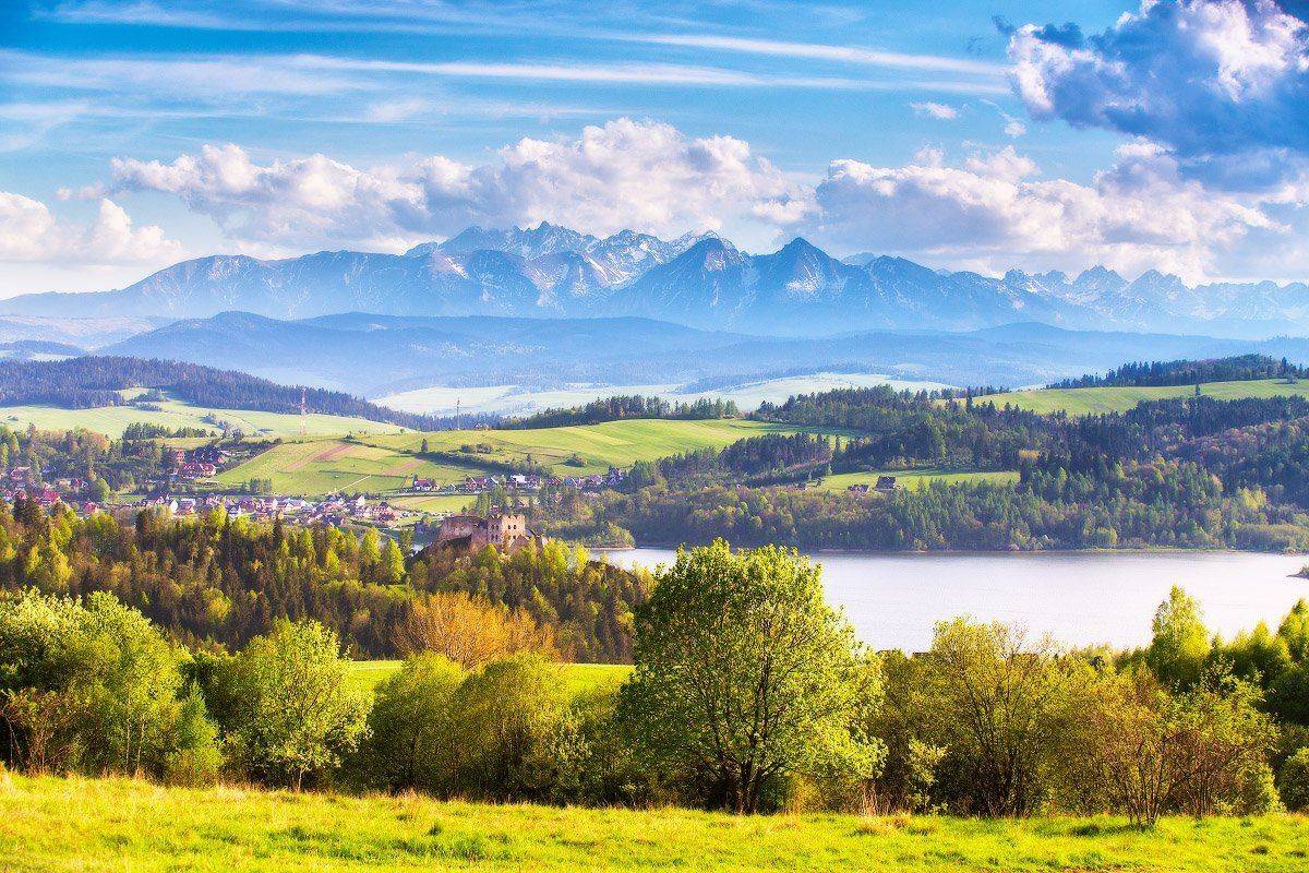 апрель, весна, вечер, горы, европа, польша, татры, Вейзе Максим