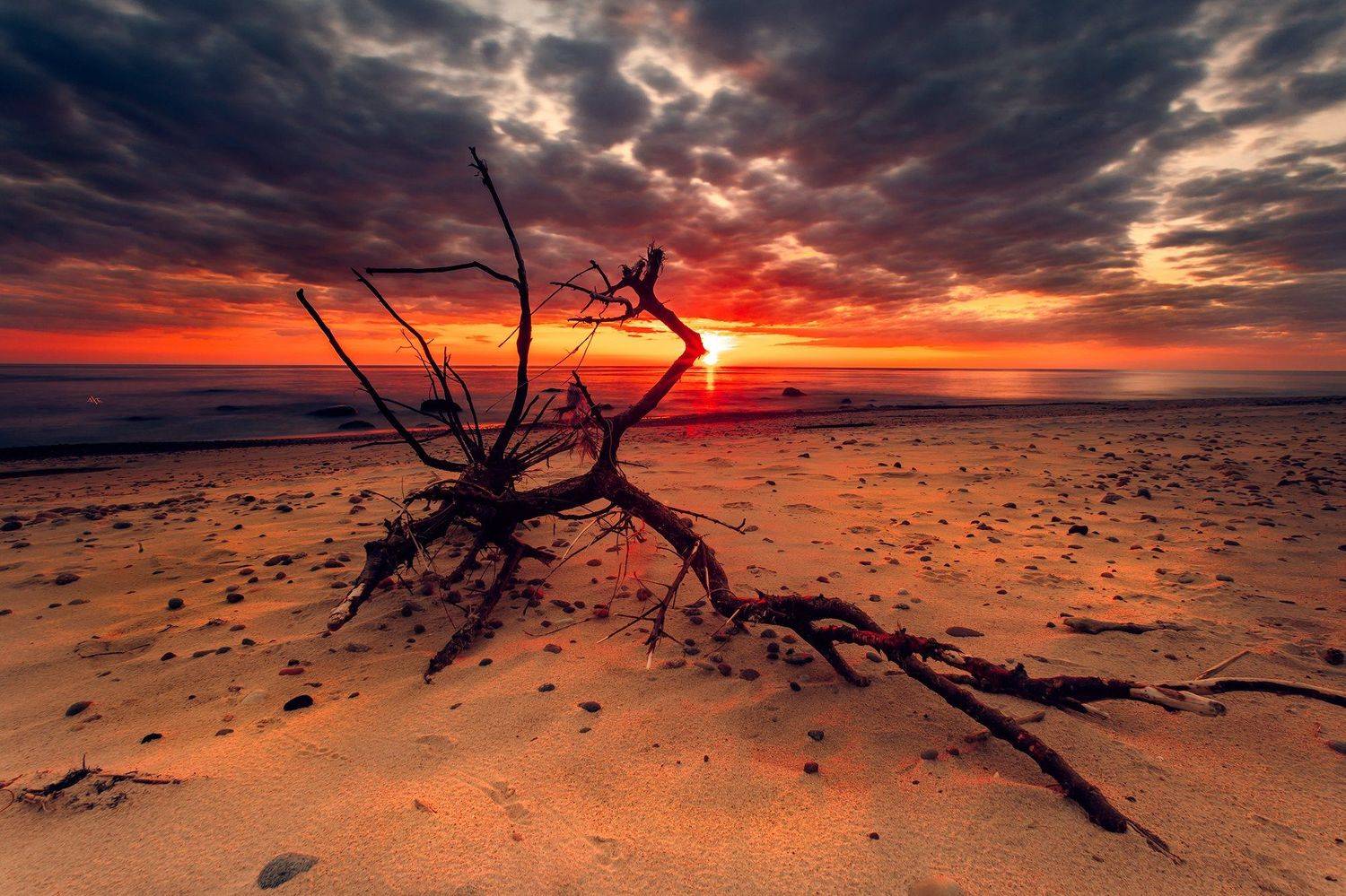 landscape, seascape, baltic sea, sunset, Руслан Болгов (Axe)