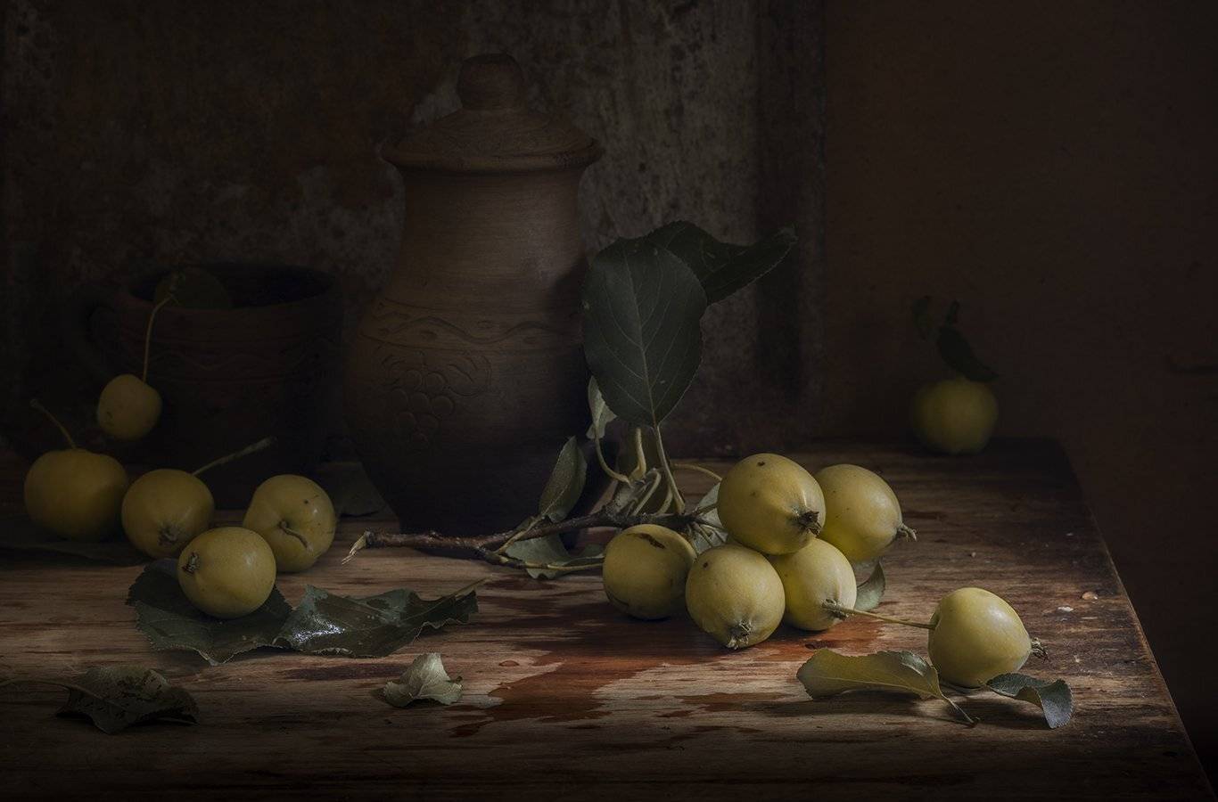 натюрморт,яблоки, Елена Рубинская