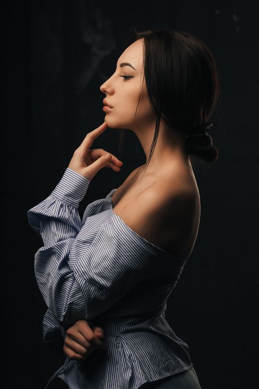 девушки, девушка, портрет,  женский портрет Анна фото превью