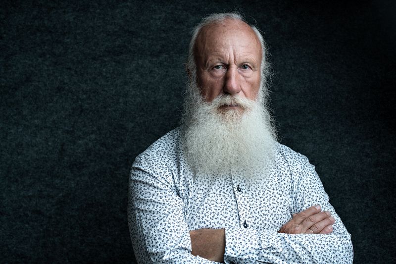 борода, мужчина, портрет, седой,  Иоанн фото превью