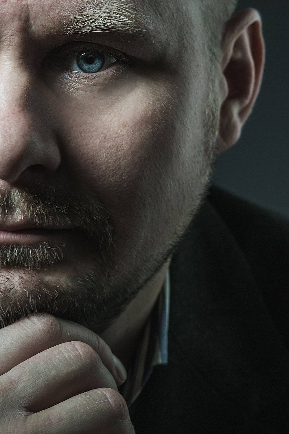 лицо, мужчина, портрет, половина, глаз, голубой, борода, щетина, брутальный, Дарья Комарова