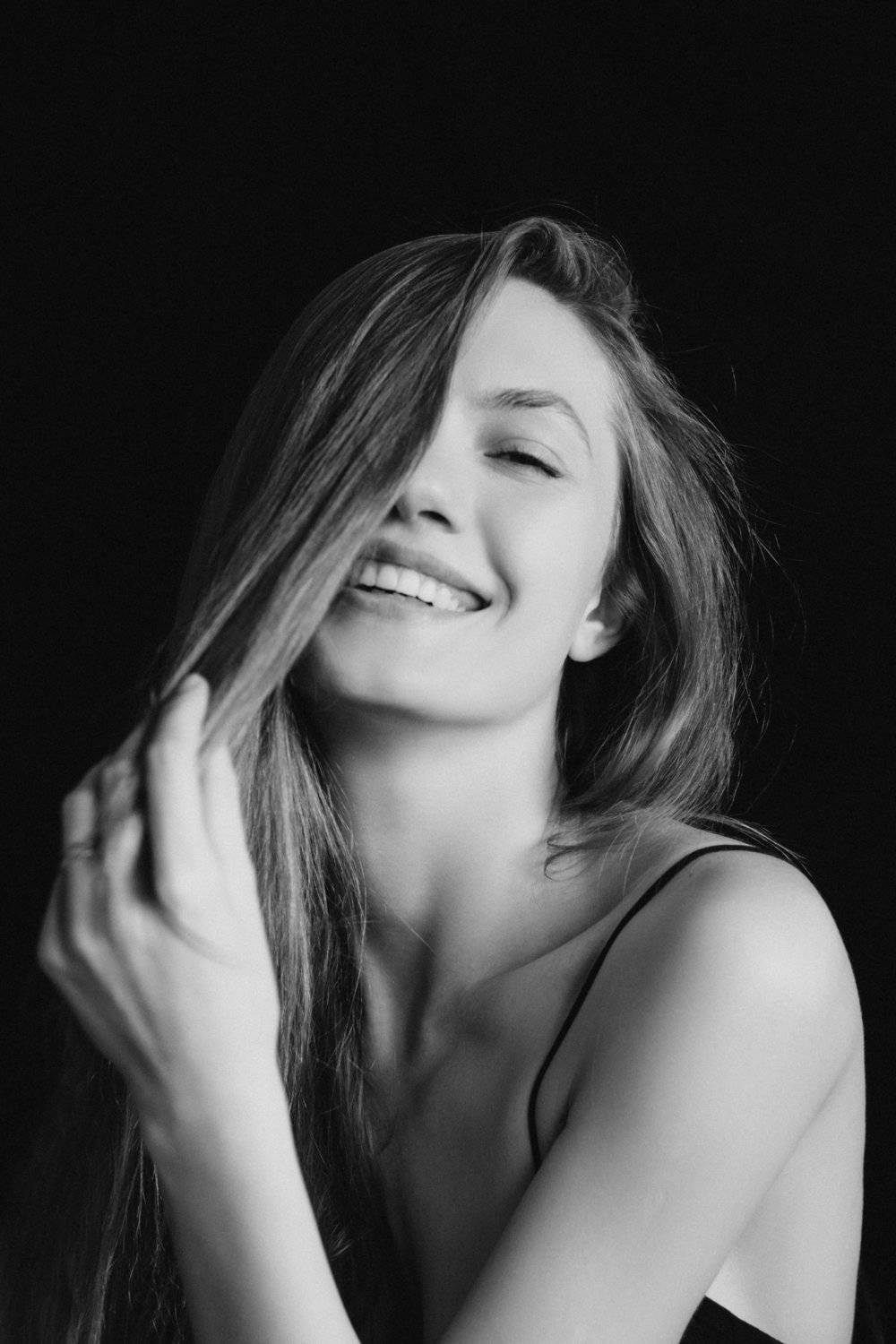 портрет, девушка, чб, черно-белое, глазазеркалодуши, Диана Хилько