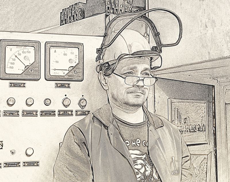 ч/б рисунок фото превью