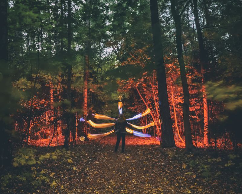 lightpainting, lightart, longexposure, nightphotography, light, night, portrait Return from measurement. фото превью
