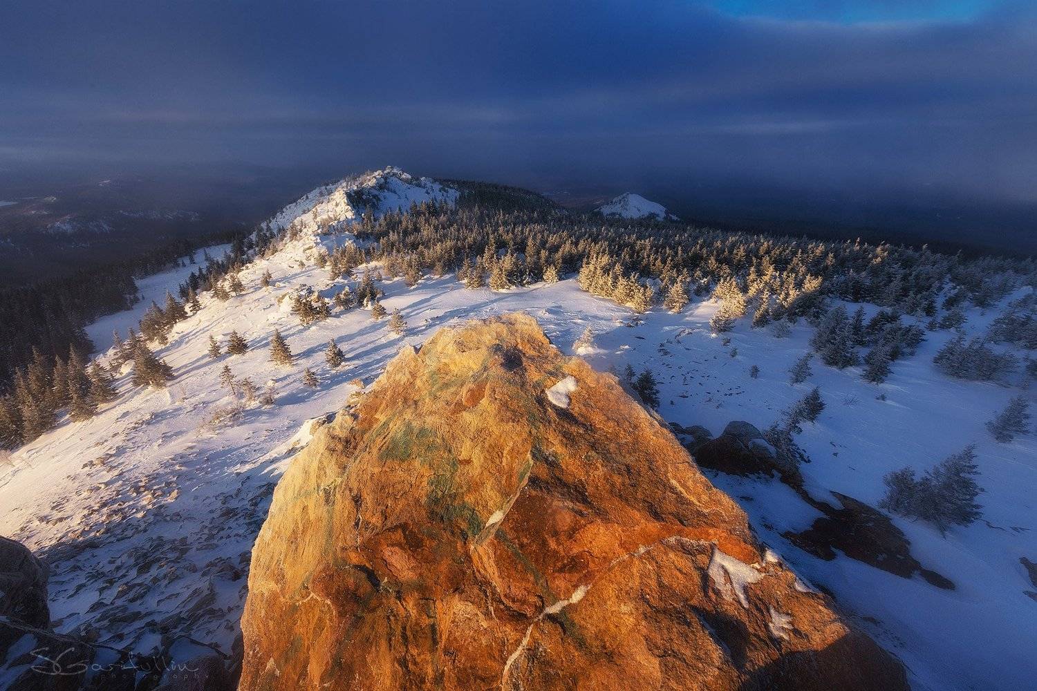 Зюраткуль, Урал, Южный Урал, зимний пейзаж, Сергей Гарифуллин