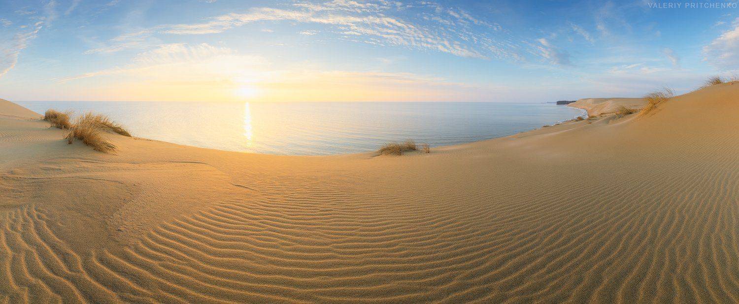 панорама, пейзаж, утро, природа, panorama, landscape, nature, sunrise, morning, Валерий Притченко