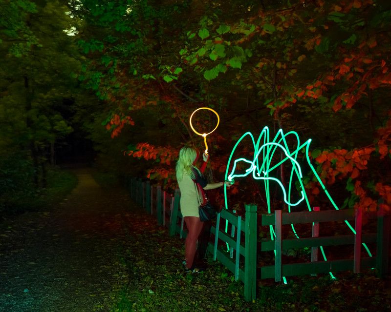 lightpainting, lightart, longexposure, nightphotography, light, night Fantastic Beasts and Where to Find Them. фото превью