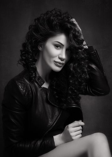 Portrait of M. in BW