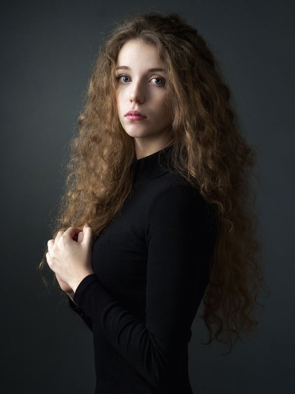 портрет,  portrait, long hair Вика фото превью
