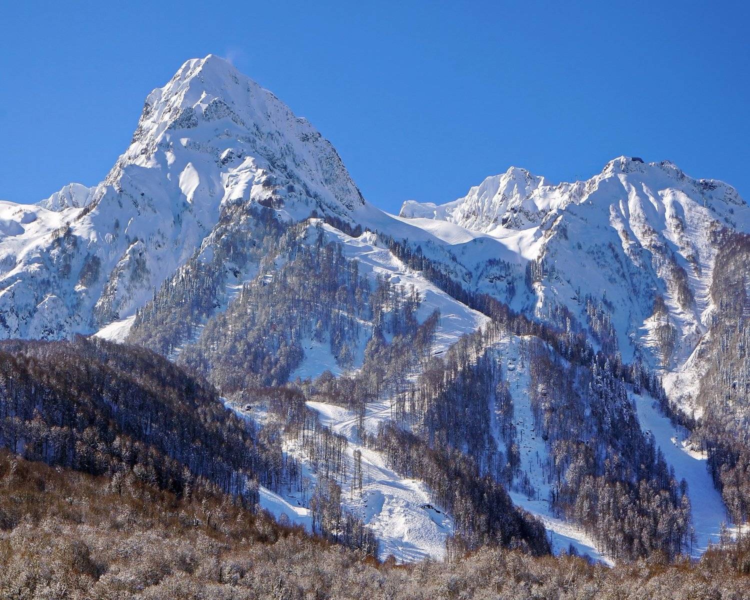 зима горы., Евгений Никишин