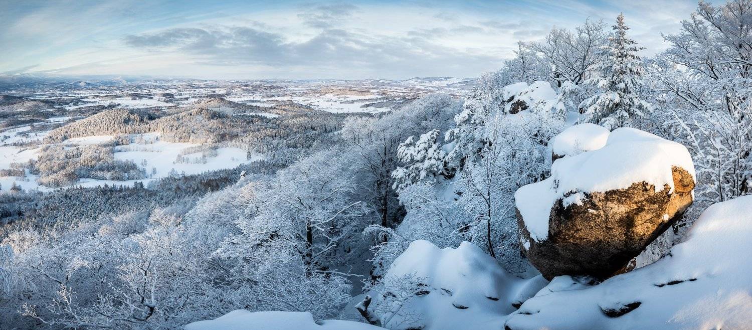 poland, sunrise, landscape, rudawy, karkonosze, sudety, morning, winter, Tomasz Macherzyński