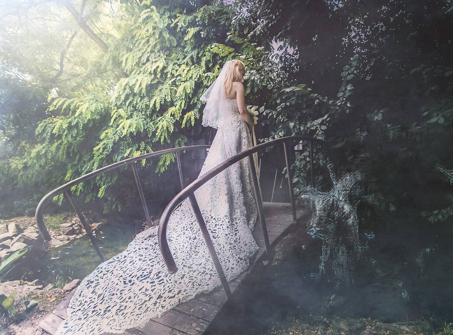 невеста,свадьба,сад, Мария Буданова