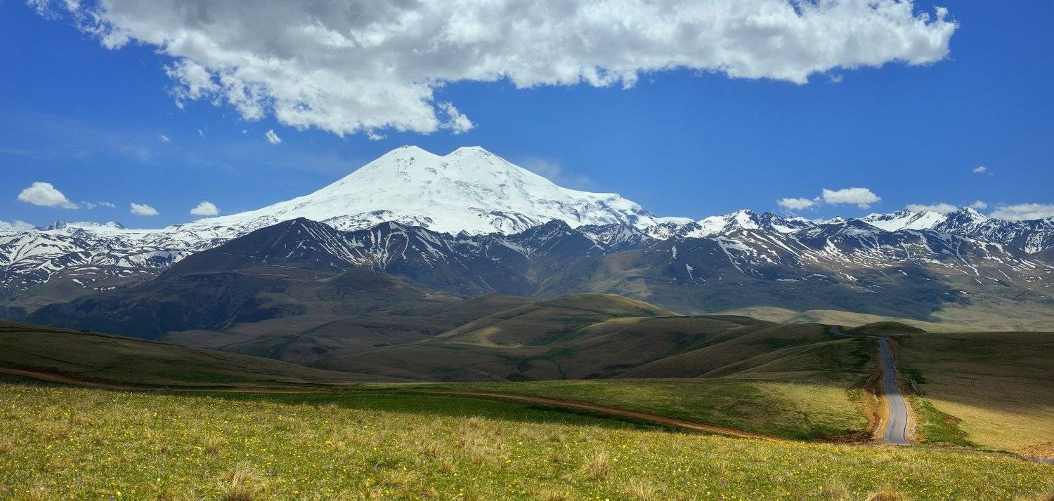 горы лето утро эльбрус, Александр Жарников