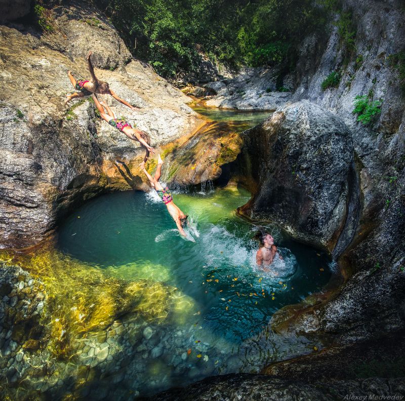 большой, каньон, Крым, озеро, река	 Бодрость фото превью