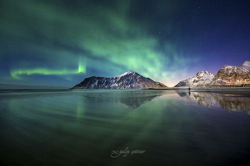 Northern Lights in the Night