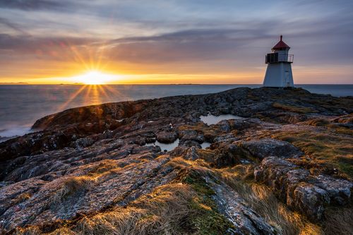Lighthouse in Sunset